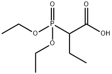 DIETHYL(1-CARBOXYPROPYL)PHOSPHONATE 结构式