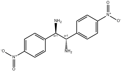 MESO-1,2-BIS(4-NITROPHENYL)ETHANE-1,2-DIAMINE 结构式