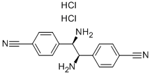 (1R,2R)-(+)-1,2 - 双(4 - 氰基苯基)乙二胺 结构式