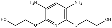 2,6-双(2-羟乙氧基)-3,5-吡啶二胺 HCL 结构式