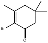 2-溴-3,5,5-三甲基-2-环己酮 结构式