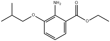 ethyl 2-aMino-3-isobutoxybenzoate 结构式