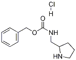 苄基(吡咯烷-2-基甲基)氨基甲酸酯盐酸盐 结构式