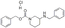 N-CBZ-4-苄氨基哌啶盐酸盐 结构式