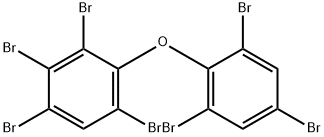 2,2',3,4,4',6,6'-七溴联苯醚 结构式