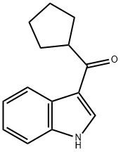 3-(CYCLOPENTANECARBONYL)INDOLE 结构式