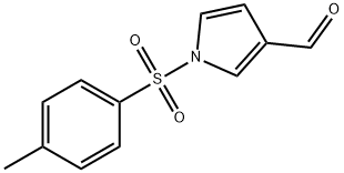 1-甲苯磺酰基-1H-吡咯-3-甲醛 结构式