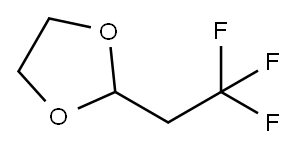1,3-Dioxolane,  2-(2,2,2-trifluoroethyl)- 结构式