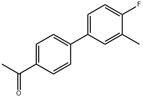 1-(4'-氟-3'-甲基-[1,1'-联苯] -4-基)乙酮 结构式