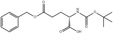 5-(苄氧基)-2-((叔丁氧基羰基)氨基)-5-氧代戊酸 结构式