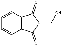 N-羟甲基邻苯二甲酰亚胺 结构式