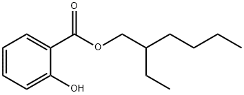 水杨酸辛酯 结构式