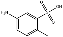 4-氨基甲苯-2-磺酸 结构式