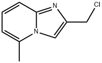 2-氯甲基-5-甲基咪唑并[1,2-A]吡啶 结构式