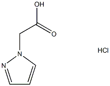Pyrazol-1-ylacetic acid hydrochloride 结构式