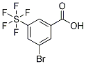 3-溴-5-(五氟-Λ6-硫烷基)苯甲酸 结构式