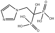 唑来磷酸 结构式