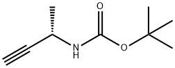 (S)-N-BOC-1-甲基-2-丙炔胺 结构式