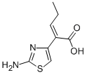 (Z)-2-(2-氨基噻唑-4-基)-2-戊烯酸 结构式