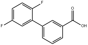 2',5'-二氟-[1,1'-联苯]-3-羧酸 结构式