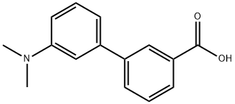 3-(DIMETHYLAMINO)BIPHENYL-3-CARBOXYLIC ACID 结构式