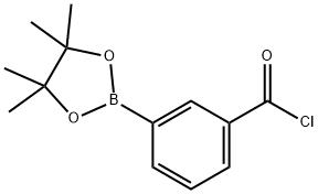 3-(4,4,5,5-tetraMethyl-1,3,2-dioxaborolan-2-yl)benzoyl chloride 结构式