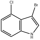3-溴-4-氯-1H-吲哚 结构式