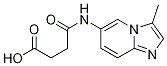 Butanoic acid, 4-[(3-MethyliMidazo[1,2-a]pyridin-6-yl)aMino]-4-oxo- 结构式