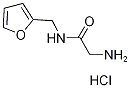 2-Amino-N-(2-furylmethyl)acetamide hydrochloride 结构式