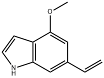 1H-Indole, 6-ethenyl-4-Methoxy- 结构式