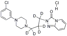 盐酸曲唑酮-D6 结构式