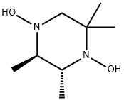 Piperazine, 1,4-dihydroxy-2,2,5,6-tetramethyl-, trans- (9CI) 结构式