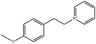 1-[2-(4-methoxyphenyl)ethyl]pyridine 结构式