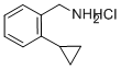 2-环丙基苄胺盐酸盐 结构式