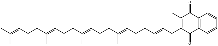 维生素K2(25)(MK-5) 结构式