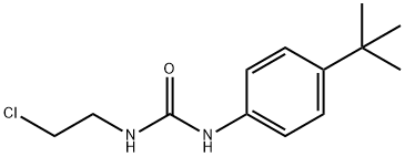 4-tert-butyl-(3-(2-chloroethyl)ureido)benzene 结构式