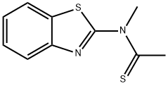 Ethanethioamide, N-2-benzothiazolyl-N-methyl- (9CI) 结构式