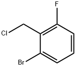 1-溴-2-(氯甲基)-3-氟苯 结构式