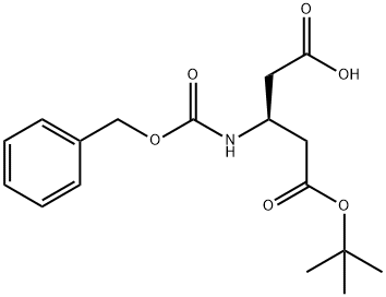 Z-Β-GLU(OTBU)-OH 结构式