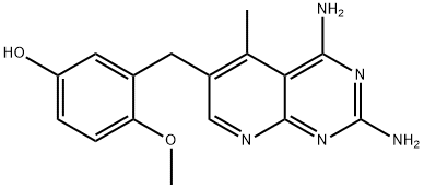 5'-demethylpiritrexim 结构式