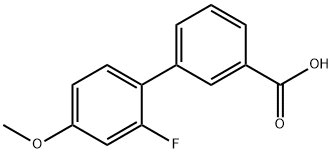 2-FLUORO-4-METHOXYBIPHENYL-3-CARBOXYLIC ACID 结构式