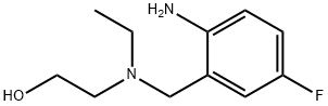 2-((2-氨基-5-氟苄基)(乙基)氨基)乙-1-醇 结构式