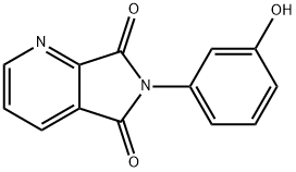 6-(3-羟苯基)-5H-吡咯并[3,4-B]吡啶-5,7(6H)-二酮 结构式