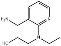 2-((3-(氨基甲基)吡啶-2-基)(乙基)氨基)乙-1-醇 结构式