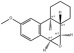 (4abeta,9beta,10beta)-6-Methoxy-9,10-epoxy-trans-1,2,3,4,4a,9,10,10a-o ctahydrophenanthrene 结构式