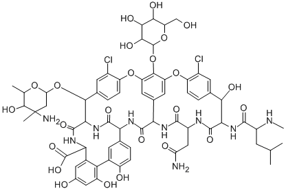 氯东方菌素 B 结构式