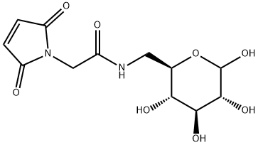 N-(N-maleoylglycyl)-6-amino-6-deoxyglucopyranose 结构式