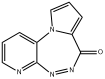 7H-Pyrido[2,3-c]pyrrolo[1,2-e][1,2,5]triazepin-7-one(9CI) 结构式