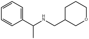 四氢-N-(1-苯基乙基)-2H-吡喃-3-甲胺 结构式