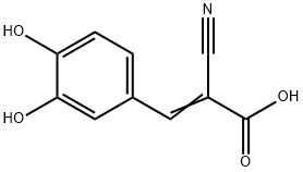 2-Propenoic acid, 2-cyano-3-(3,4-dihydroxyphenyl)- (9CI) 结构式